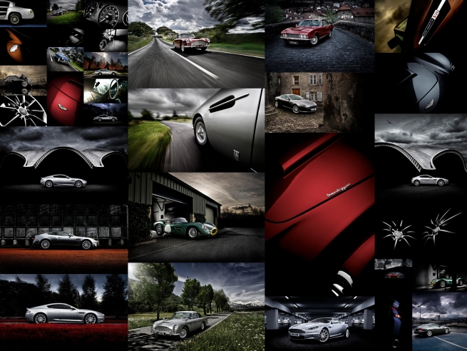 car photography 100 years of Aston Martin